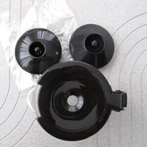 Coffee Carafe Black Lid & handle four (4) to 5 Cups Glasss Schott Duran #2050